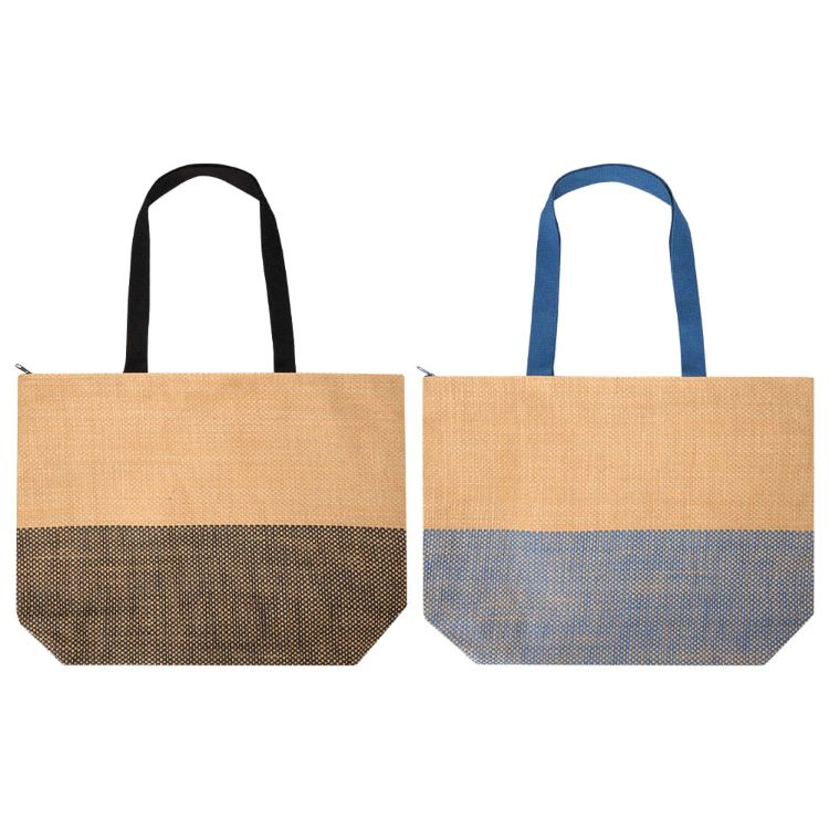 Picture of Paper Straw Large Zipped Tote - 21L