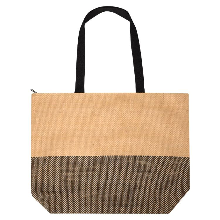 Picture of Paper Straw Large Zipped Tote - 21L
