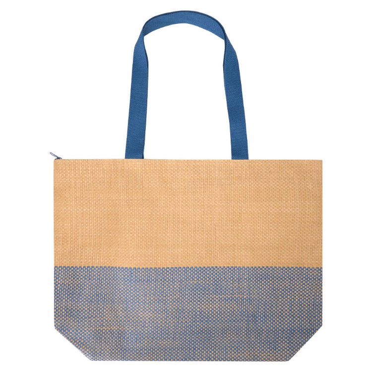 Picture of Paper Straw Large Zipped Tote - 21L