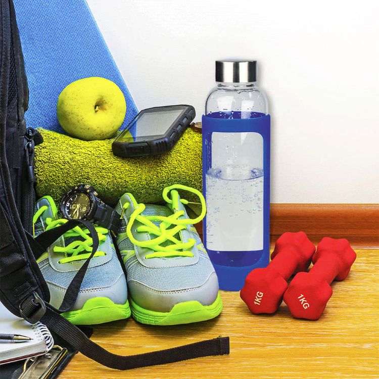 Picture of Glass Bottle w/ Silicone Cover 500ml