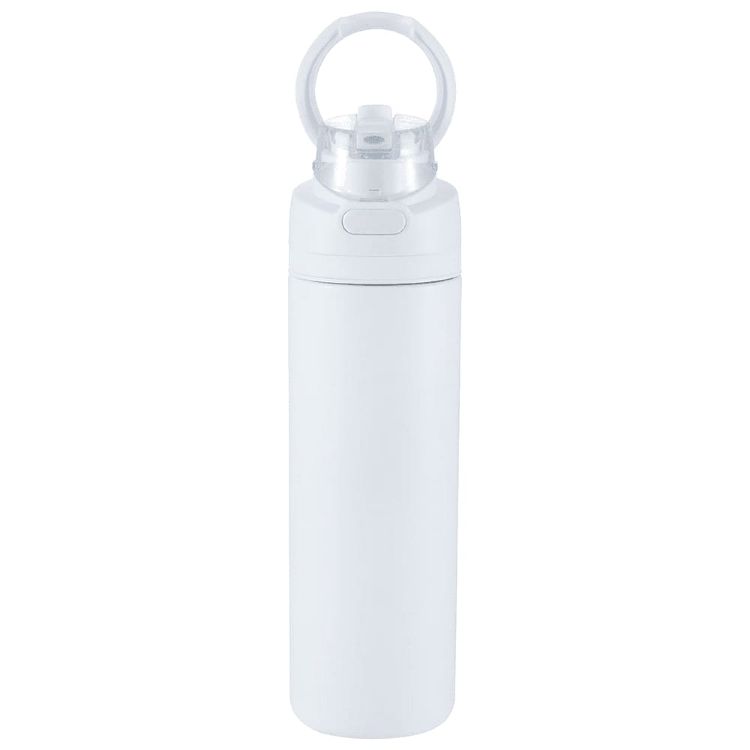 Picture of Elvin 900ml Recycled Stainless Flip Straw Bottle