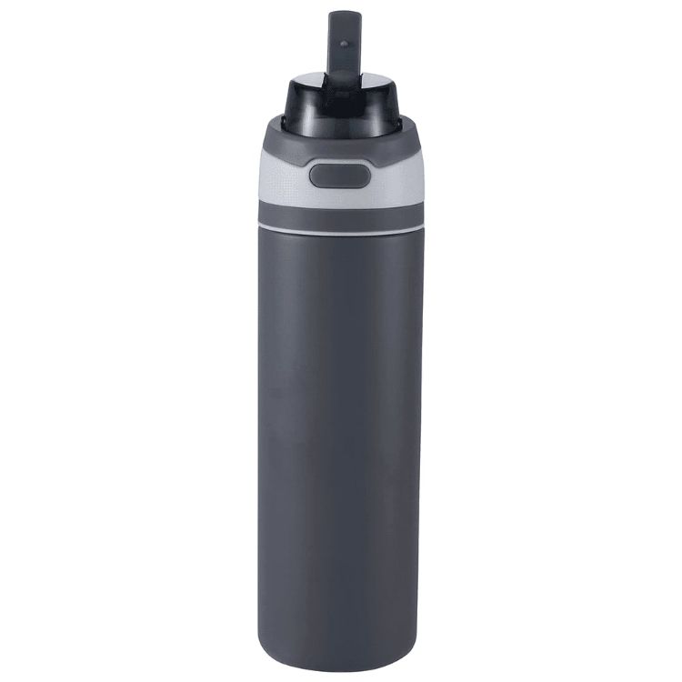 Picture of Elvin 900ml Recycled Stainless Flip Straw Bottle