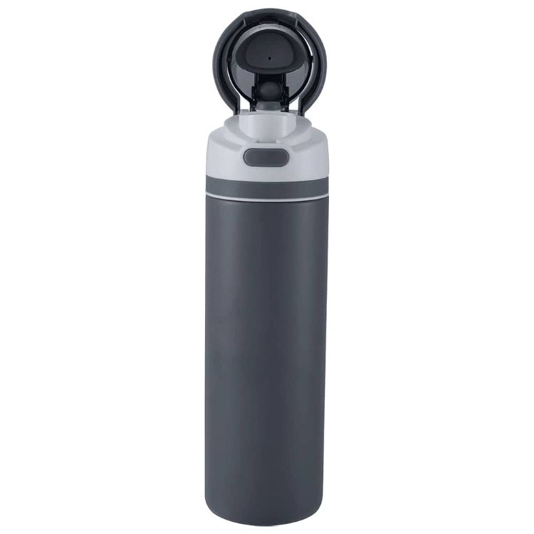 Picture of Elvin 900ml Recycled Stainless Flip Straw Bottle