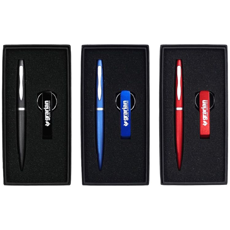 Picture of Chicago Pen & Bottle Opener Keyring Gift Set