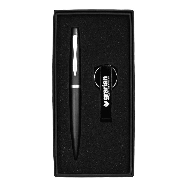 Picture of Chicago Pen & Bottle Opener Keyring Gift Set
