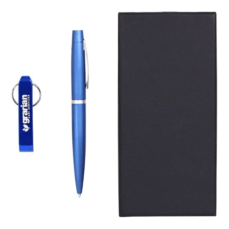 Picture of Chicago Pen & Bottle Opener Keyring Gift Set
