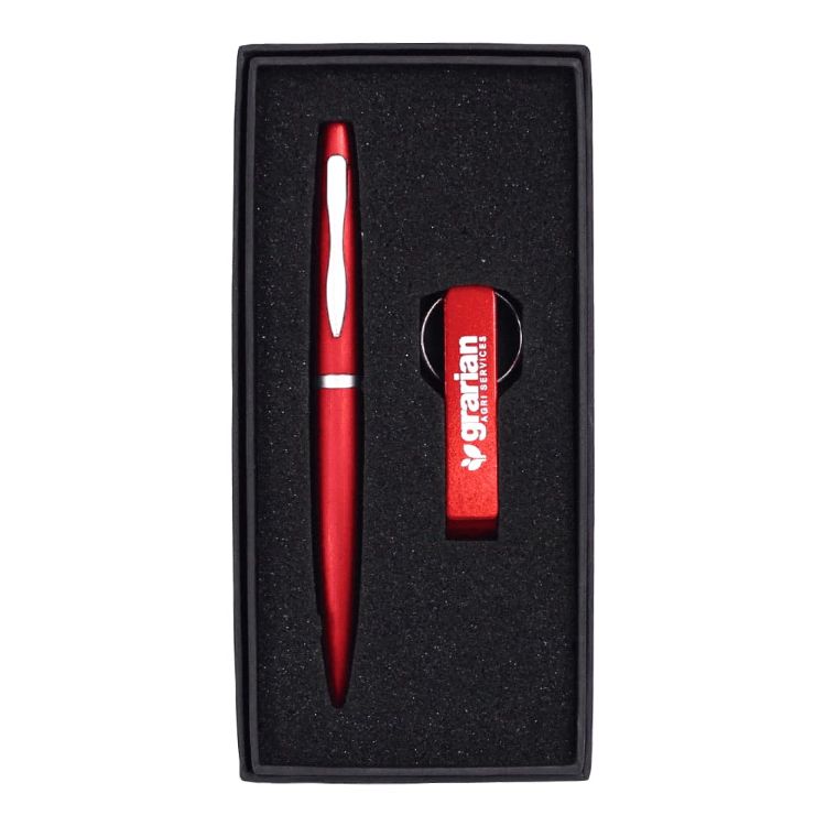 Picture of Chicago Pen & Bottle Opener Keyring Gift Set