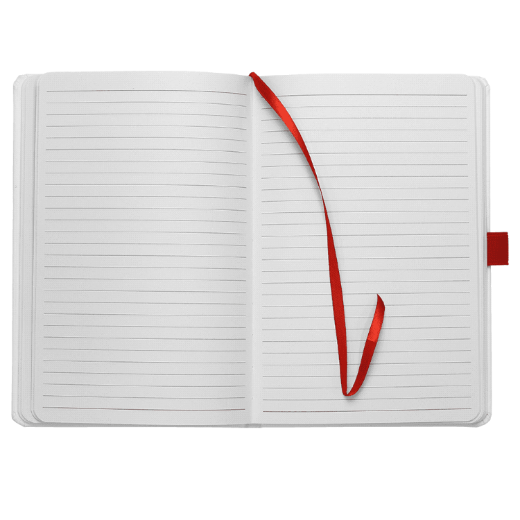 Picture of Nova White Bound JournalBook w/ Coloured Accents