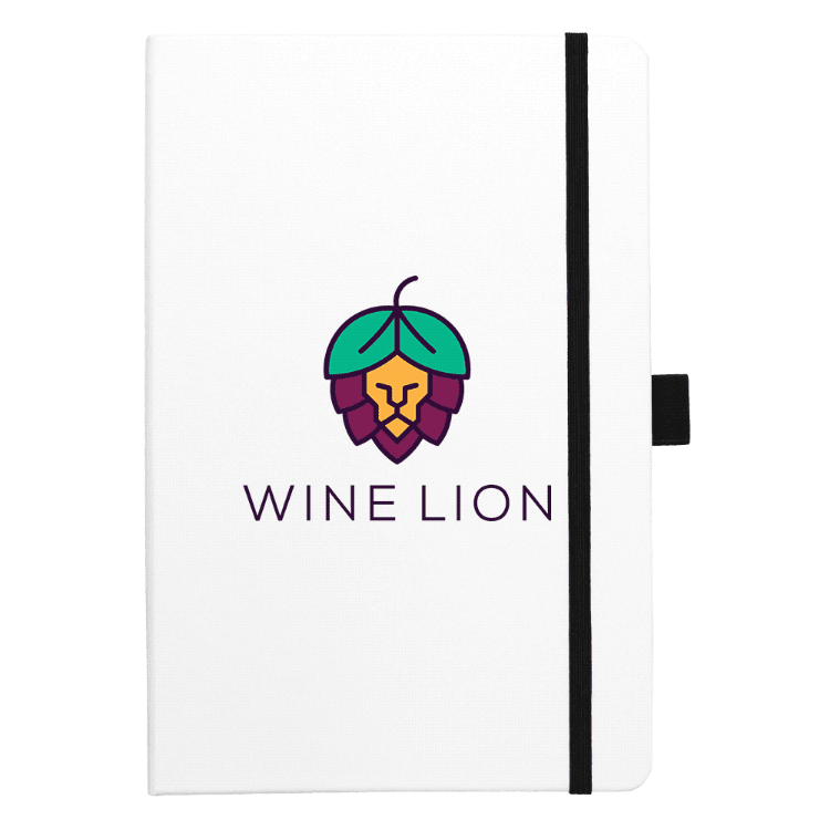 Picture of Nova White Bound JournalBook w/ Coloured Accents