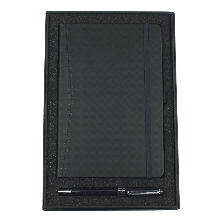 Picture of Gift Set w/ 9198 Pedova Pocket Bound JournalBook & 6002 Bristol Twist Ballpoint Pen