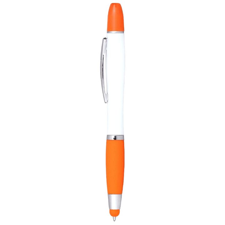 Picture of Nash Ballpoint Pen w/ Yellow Wax Highlighter