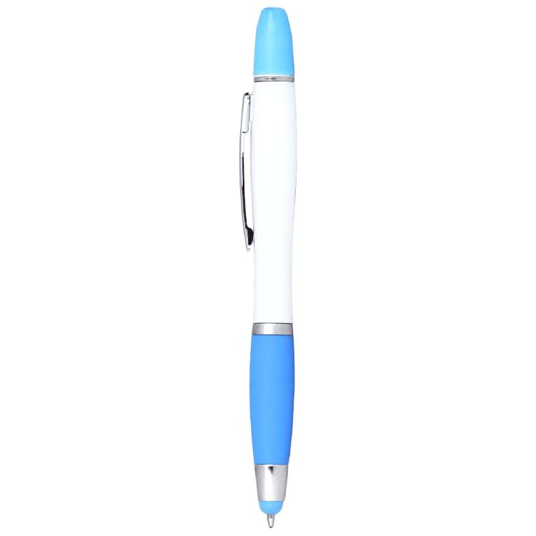 Picture of Nash Ballpoint Pen w/ Yellow Wax Highlighter