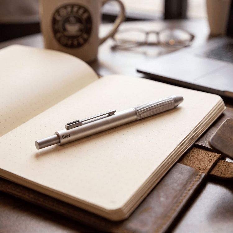 Picture of Tine 4-in-1 Gravity Recycled Stainless Steel Pen