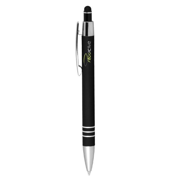 Picture of Lyon Click Action Ballpoint Pen w/ Stylus