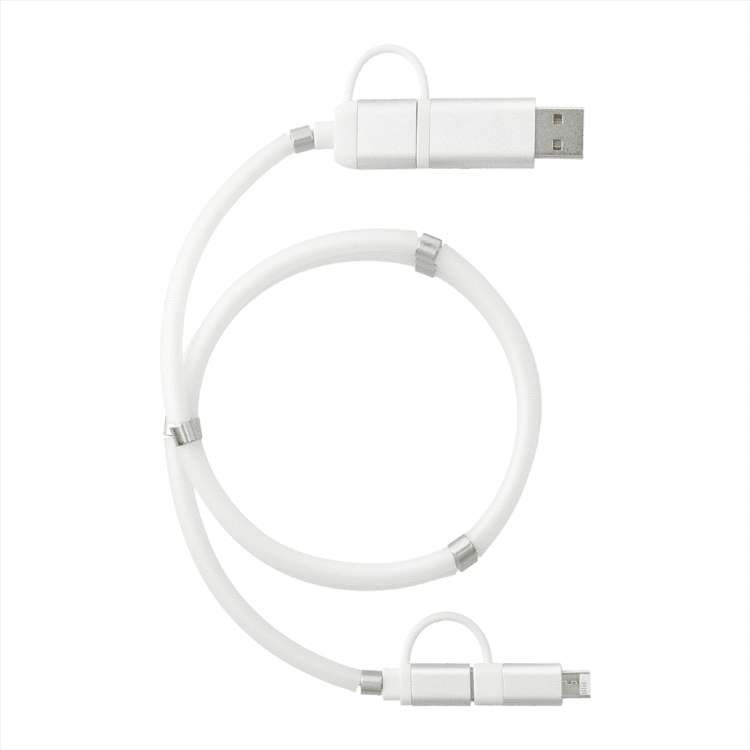 Picture of Whirl 5-In-1 Data Transfer Cable w/ Magnetic Wrap