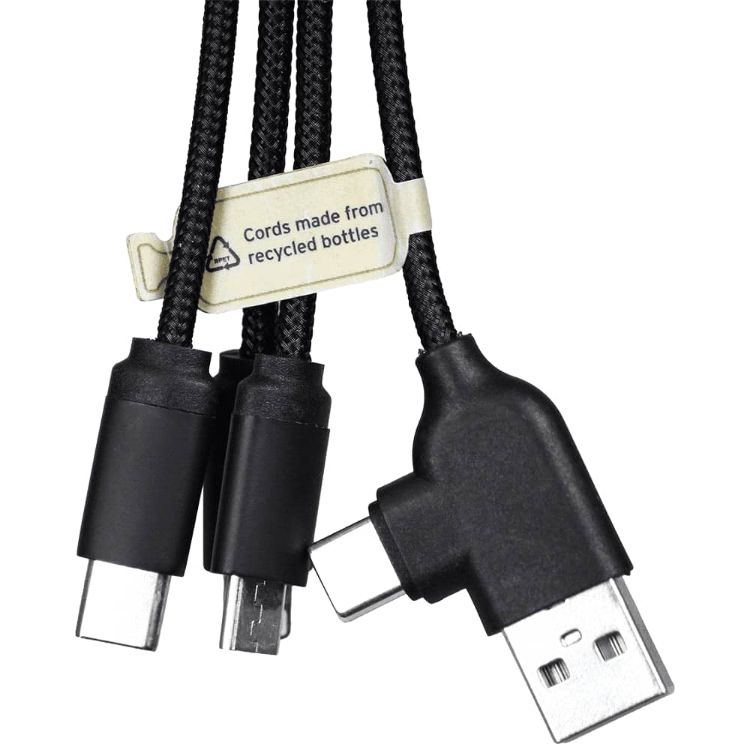 Picture of Bamboo Charging w/ RPET Cables