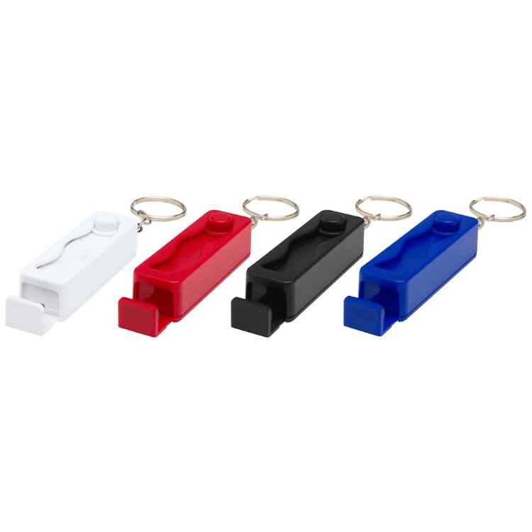 Picture of Aggia Recycled Plastic Phone Stand w/ Fidget Toy