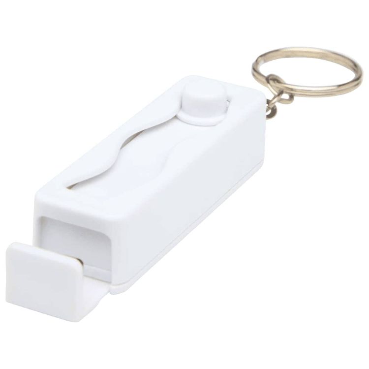 Picture of Aggia Recycled Plastic Phone Stand w/ Fidget Toy