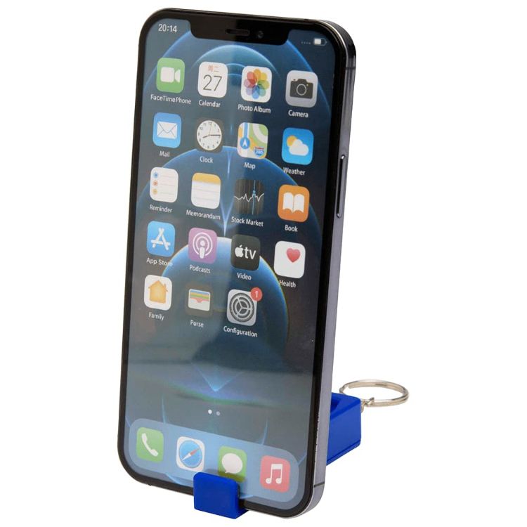 Picture of Aggia Recycled Plastic Phone Stand w/ Fidget Toy