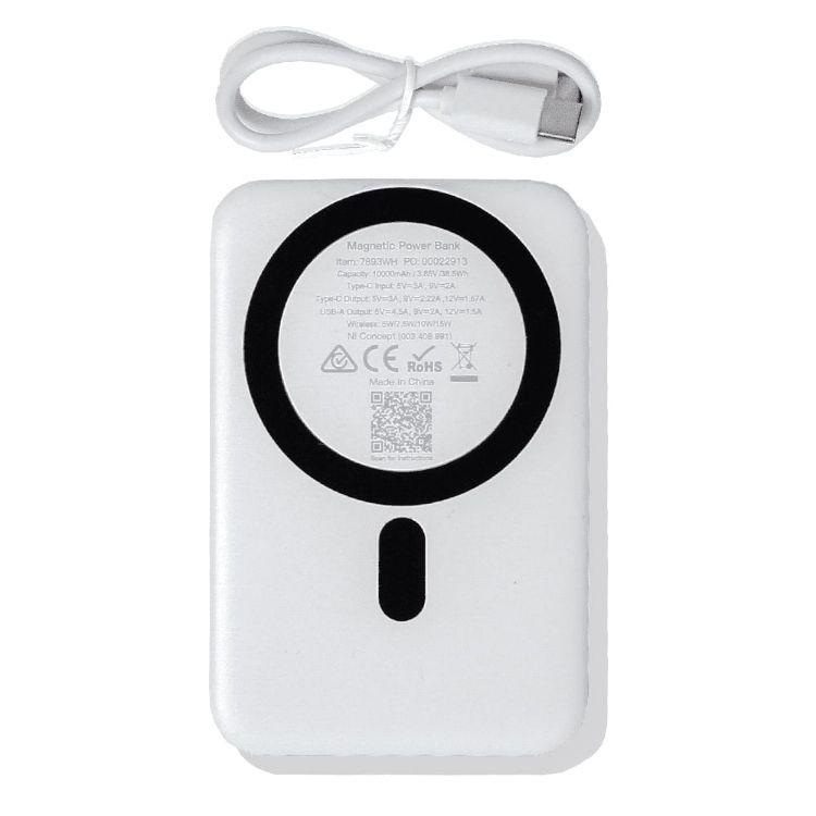 Picture of Magnetic Power Bank w/ Phone Stand 10000 mAh