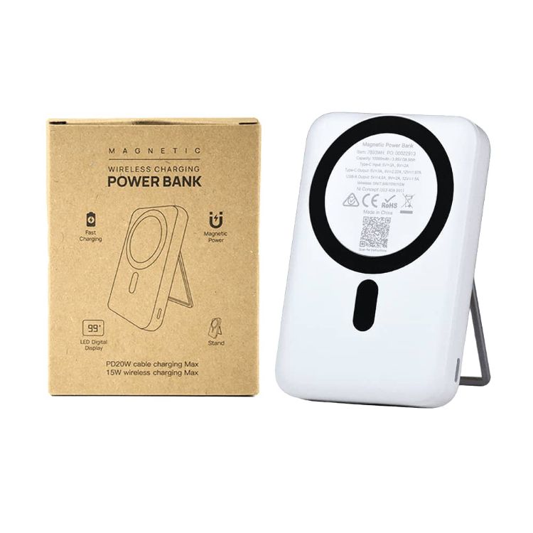 Picture of Magnetic Power Bank w/ Phone Stand 10000 mAh