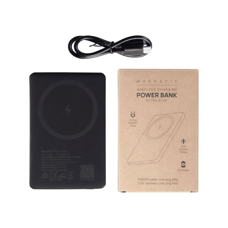 Picture of Slim Metal Magnetic Power Bank 5000 mAh