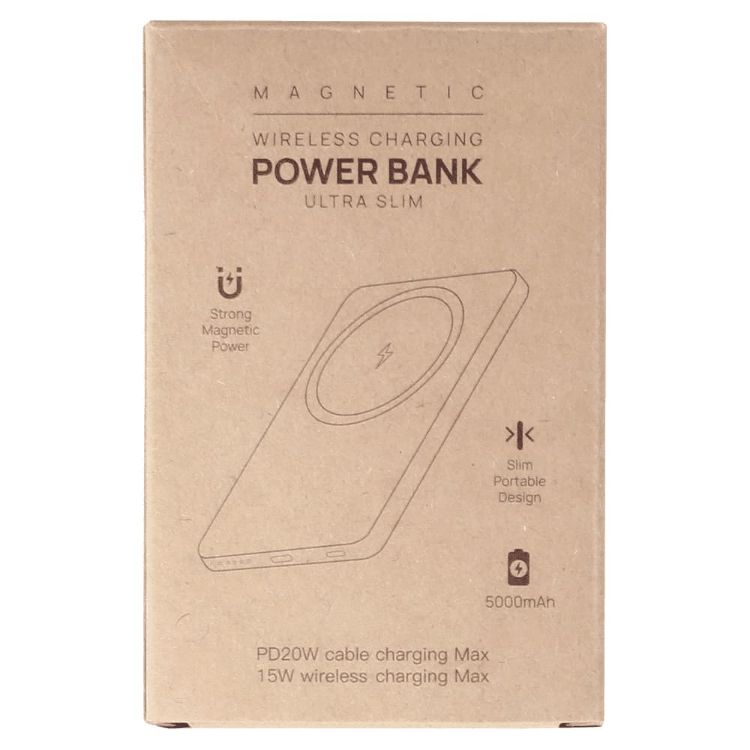 Picture of Slim Metal Magnetic Power Bank 5000 mAh