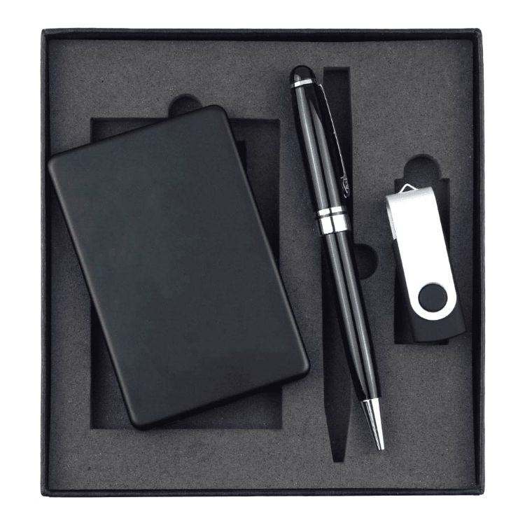 Picture of Powerbank, USB (4GB) & Pen Giftset
