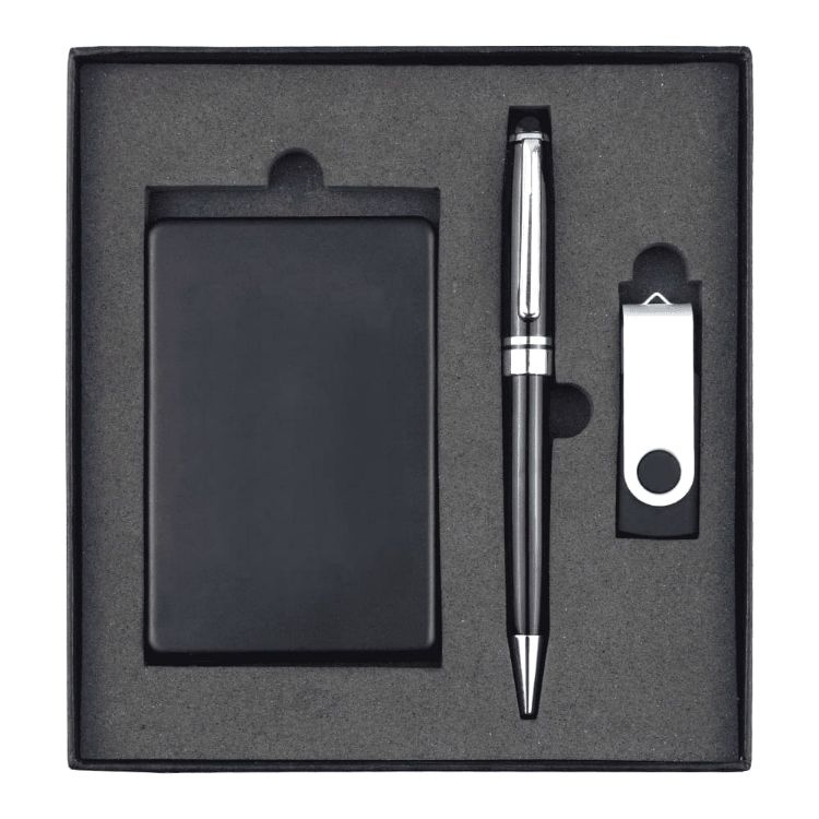 Picture of Powerbank, USB (4GB) & Pen Giftset