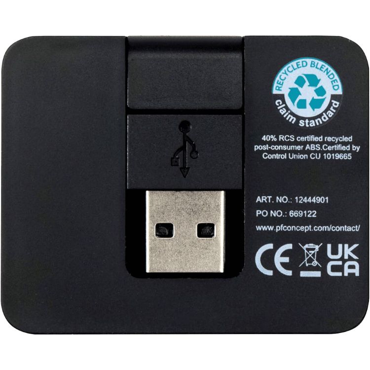 Picture of Gaia 4-Port USB Hub w/  USB-A & Type-C Output & Dual Input