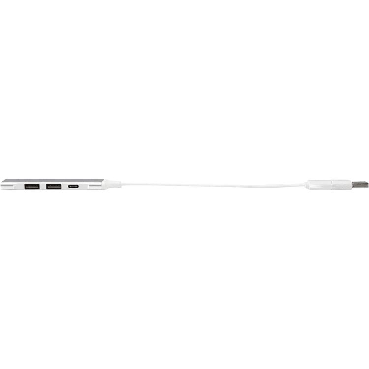 Picture of Alkaid 4-Port Recycled Aluminium USB-A & Type-C Hub w/ Dual Input