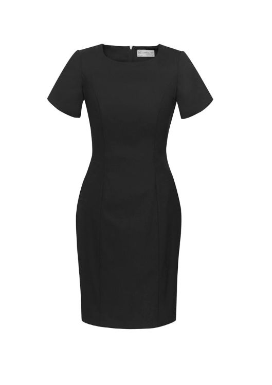Picture of Comfort Wool Stretch Womens Short Sleeve Shift Dress