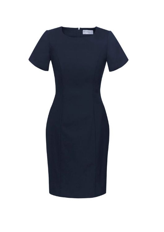 Picture of Comfort Wool Stretch Womens Short Sleeve Shift Dress