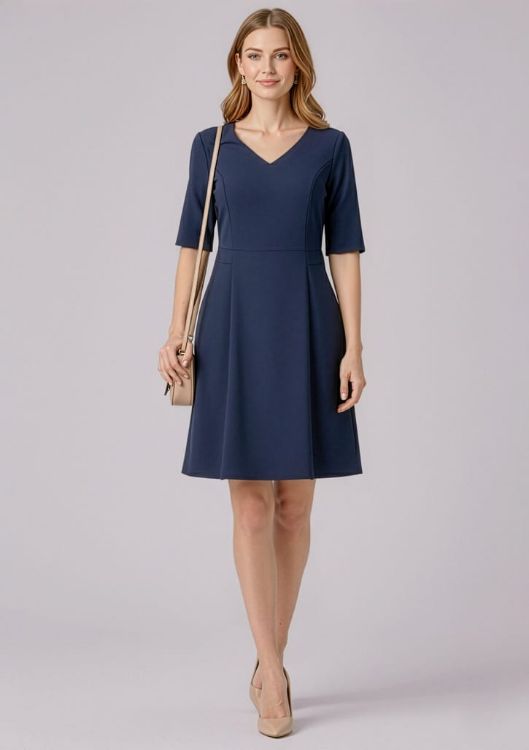 Picture of Siena Womens Extended Short Sleeve Dress