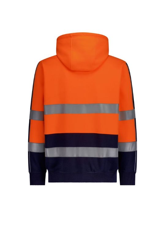 Picture of Unisex Hi Vis Full Zip Stretch Taped Hoodie