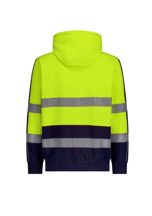 Picture of Unisex Hi Vis Full Zip Stretch Taped Hoodie