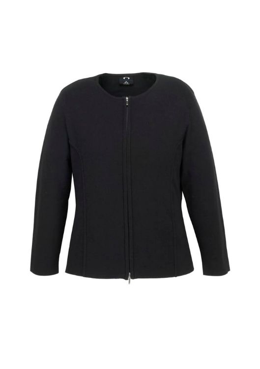 Picture of 2-Way Womens Zip Cardigan