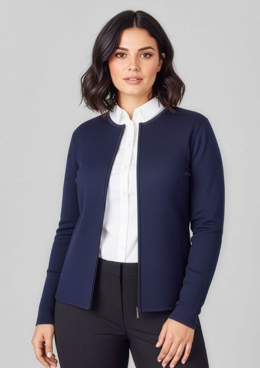 Picture of 2-Way Womens Zip Cardigan