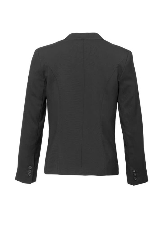 Picture of Comfort Wool Stretch Womens Short Jacket with Reverse Lapel