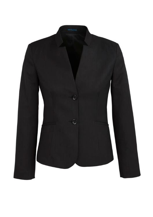 Picture of Cool Stretch Womens Short Jacket with Reverse Lapel