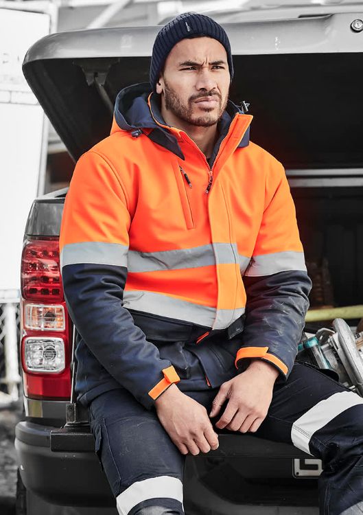Picture of Unisex Hi Vis Antarctic Softshell Jacket