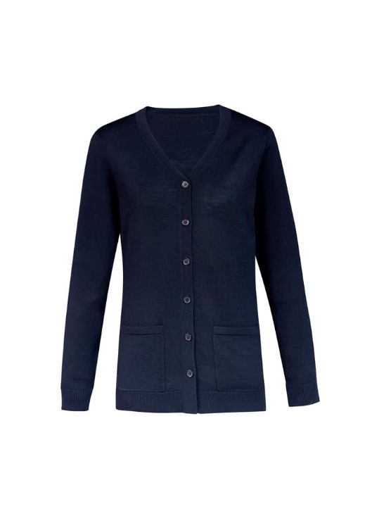 Picture of Button Front Womens Knit Cardigan