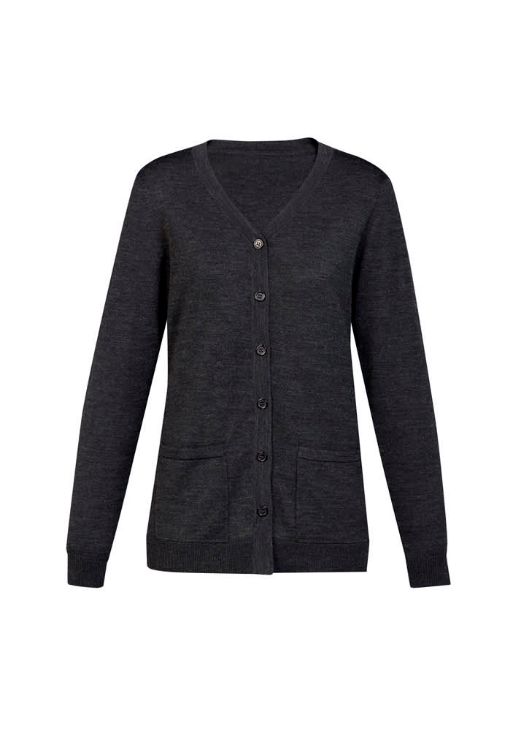 Picture of Button Front Womens Knit Cardigan
