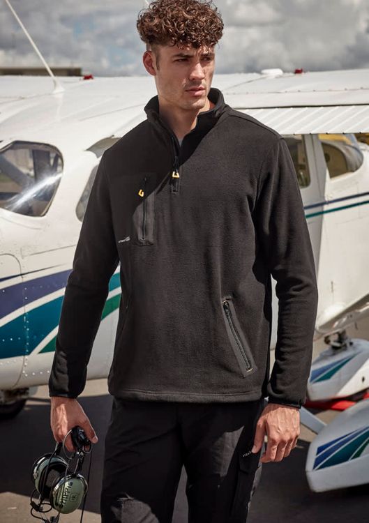 Picture of Unisex Streetworx Lightweight 1/4 Zip Polar Fleece
