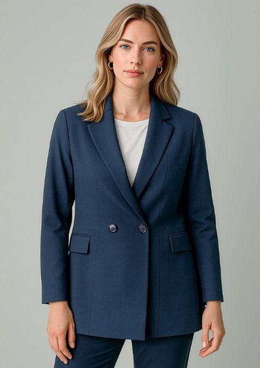 Picture of Renew Womens Double Breasted Longline Jacket