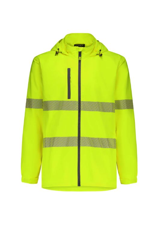 Picture of Unisex Super Light Segmented Tape Packable Rain Jacket