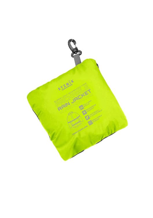 Picture of Unisex Super Light Segmented Tape Packable Rain Jacket