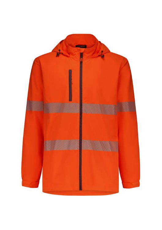 Picture of Unisex Super Light Segmented Tape Packable Rain Jacket