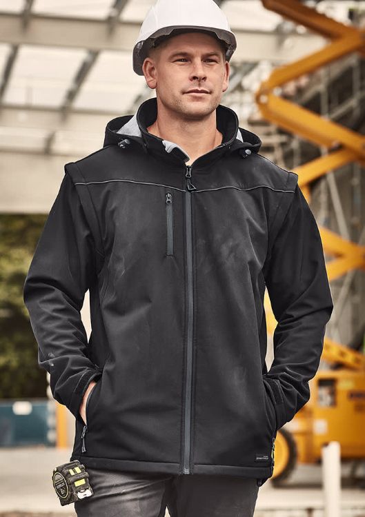 Picture of Unisex Streetworx 2 In 1 Stretch Softshell Jacket