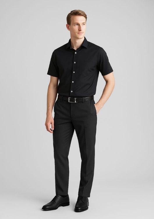 Picture of Comfort Wool Stretch Mens Slimline Pant